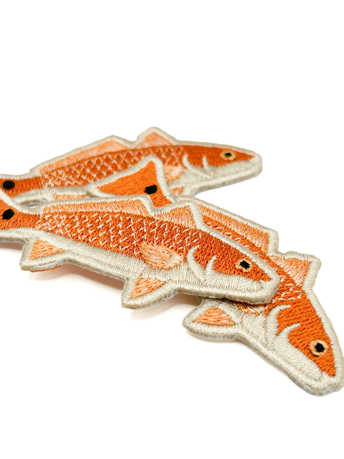 Redfish Embroidered Patch | Red Drum Fish Iron On Fishing