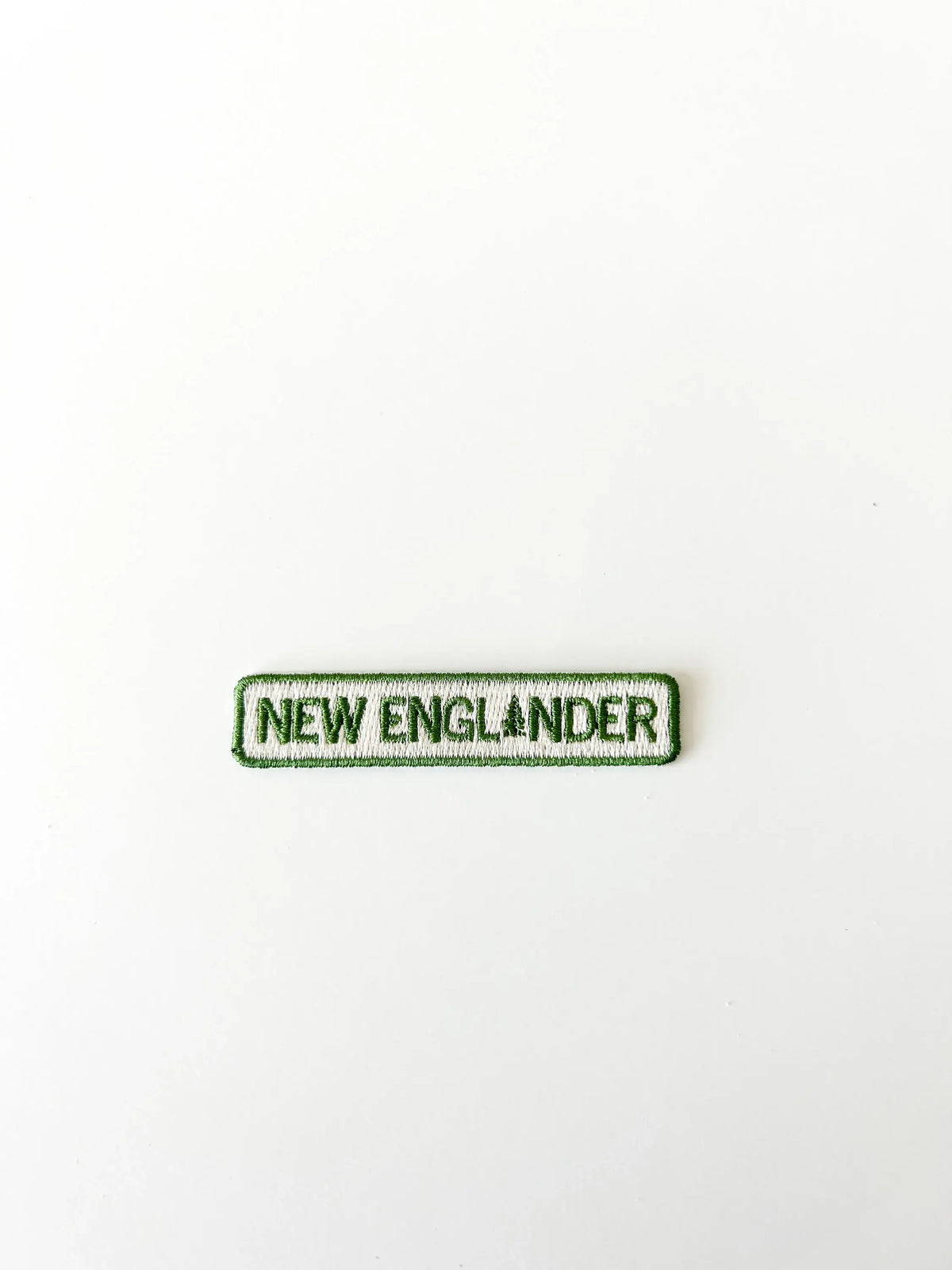 New England Embroidered Iron - On Patch New Englander