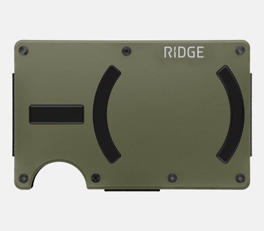 Ridge Wallet For MagSafe - Matte Olive