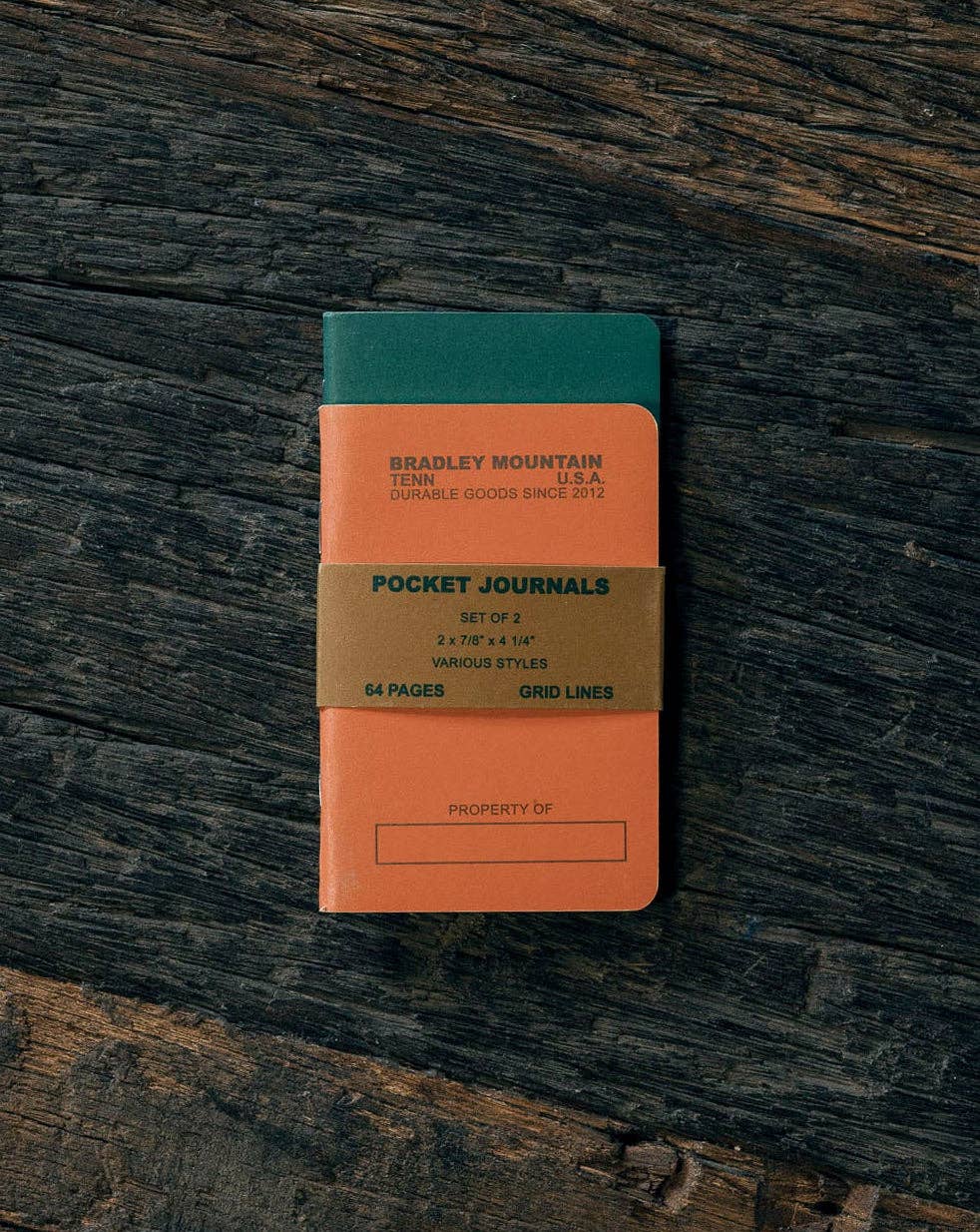 Pocket Journals - Orange - 2-Pack