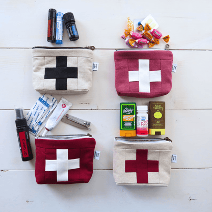 Compact First Aid Pouch – Handmade Stocking Stuffer