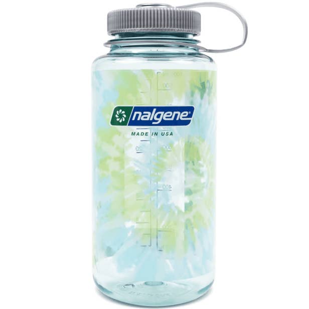 Nalgene 32oz Wide Mouth TIE-DYE Sustain Bottle- 50% Recycled