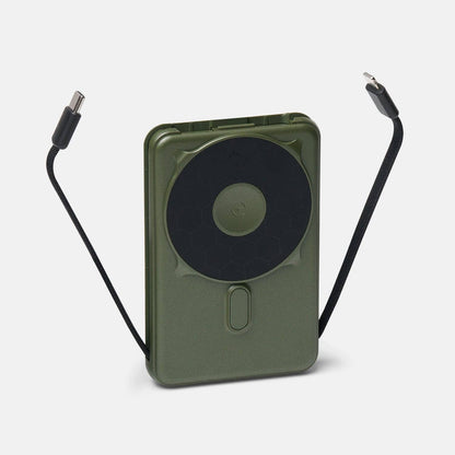 Ridge Power Bank - 10k mAh - Matte Olive