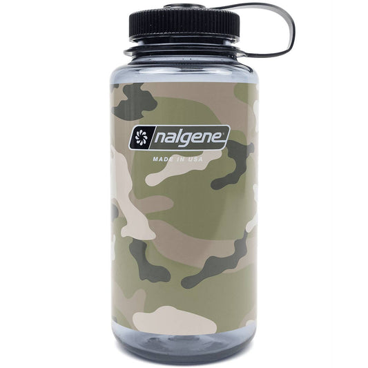 Nalgene 32oz Wide Mouth CAMO Sustain Bottle - 50% Recycled
