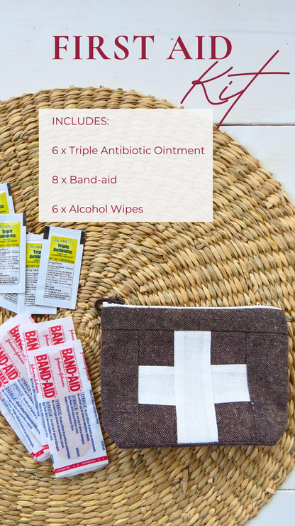 Compact First Aid Pouch – Handmade Stocking Stuffer