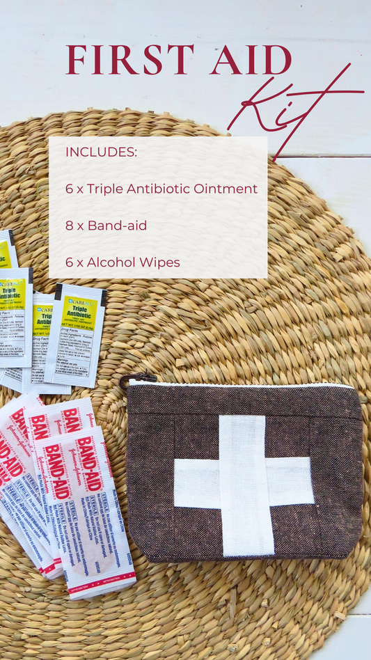 Compact First Aid Pouch – Handmade Stocking Stuffer