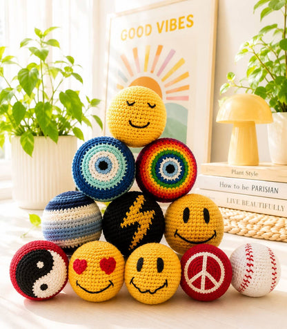 Handmade Crochet Hacky Sack - Assorted Colors