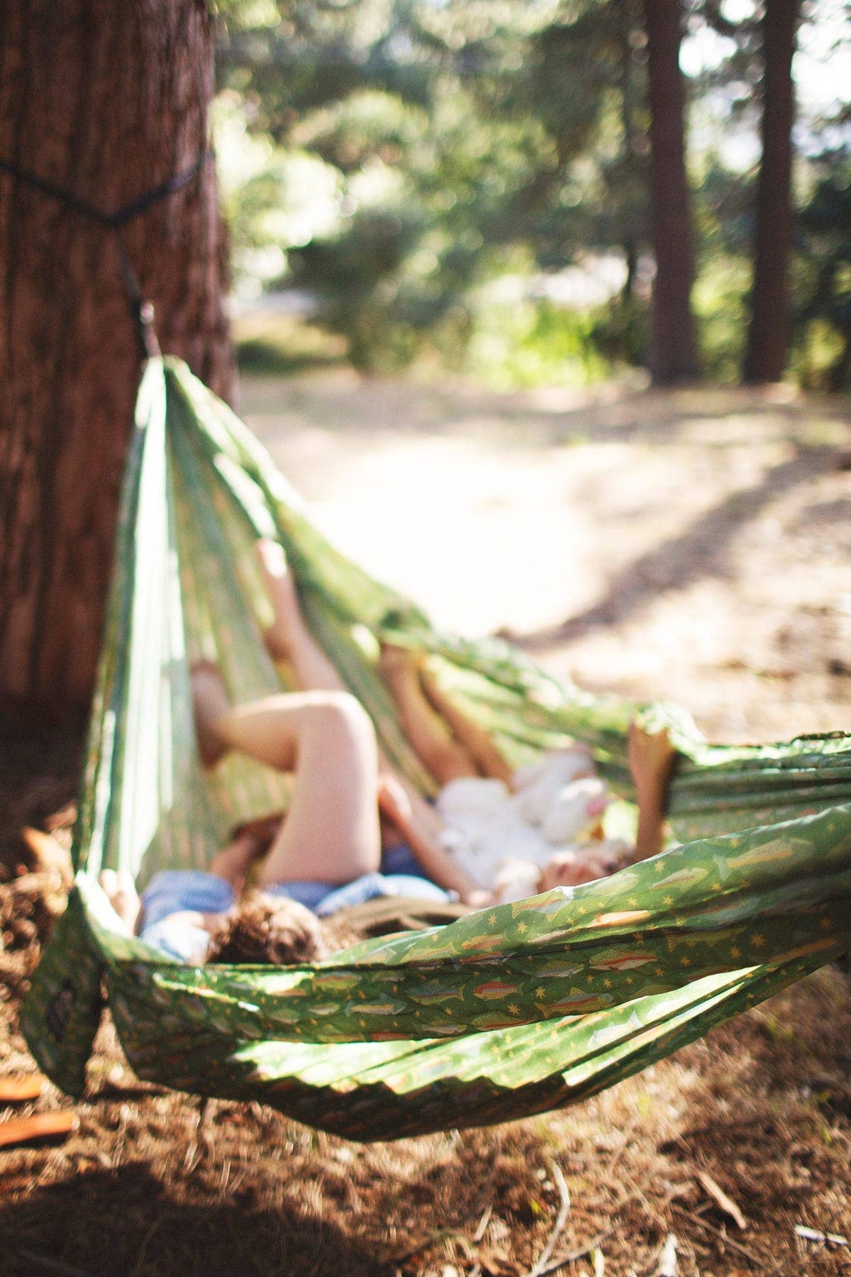 Double Hammock | Trout Print | Hanging Kit Sold Separate