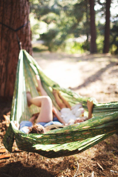 Double Hammock | Trout Print | Hanging Kit Sold Separate