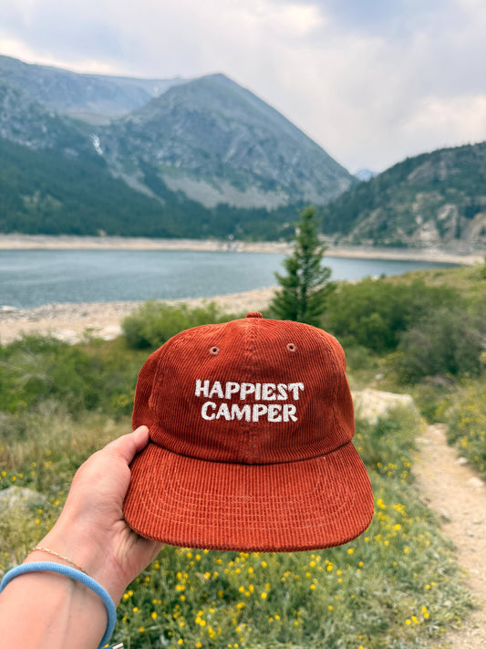 Corduroy Snapback Hat | Happiest Camper