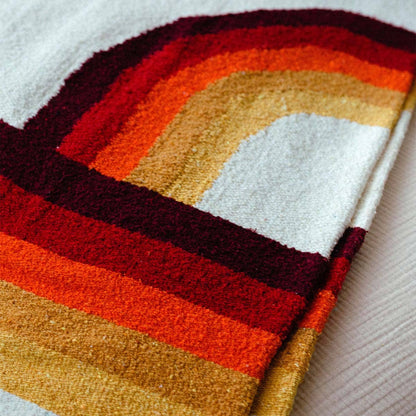Handwoven Throw Blanket | Bowie | Recycled