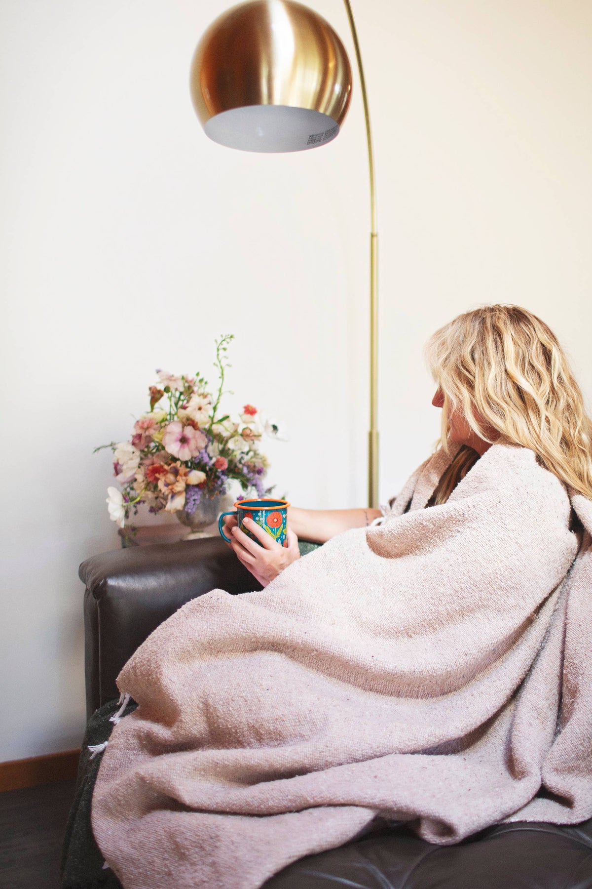 Handwoven Throw Blanket | Huntington | Recycled