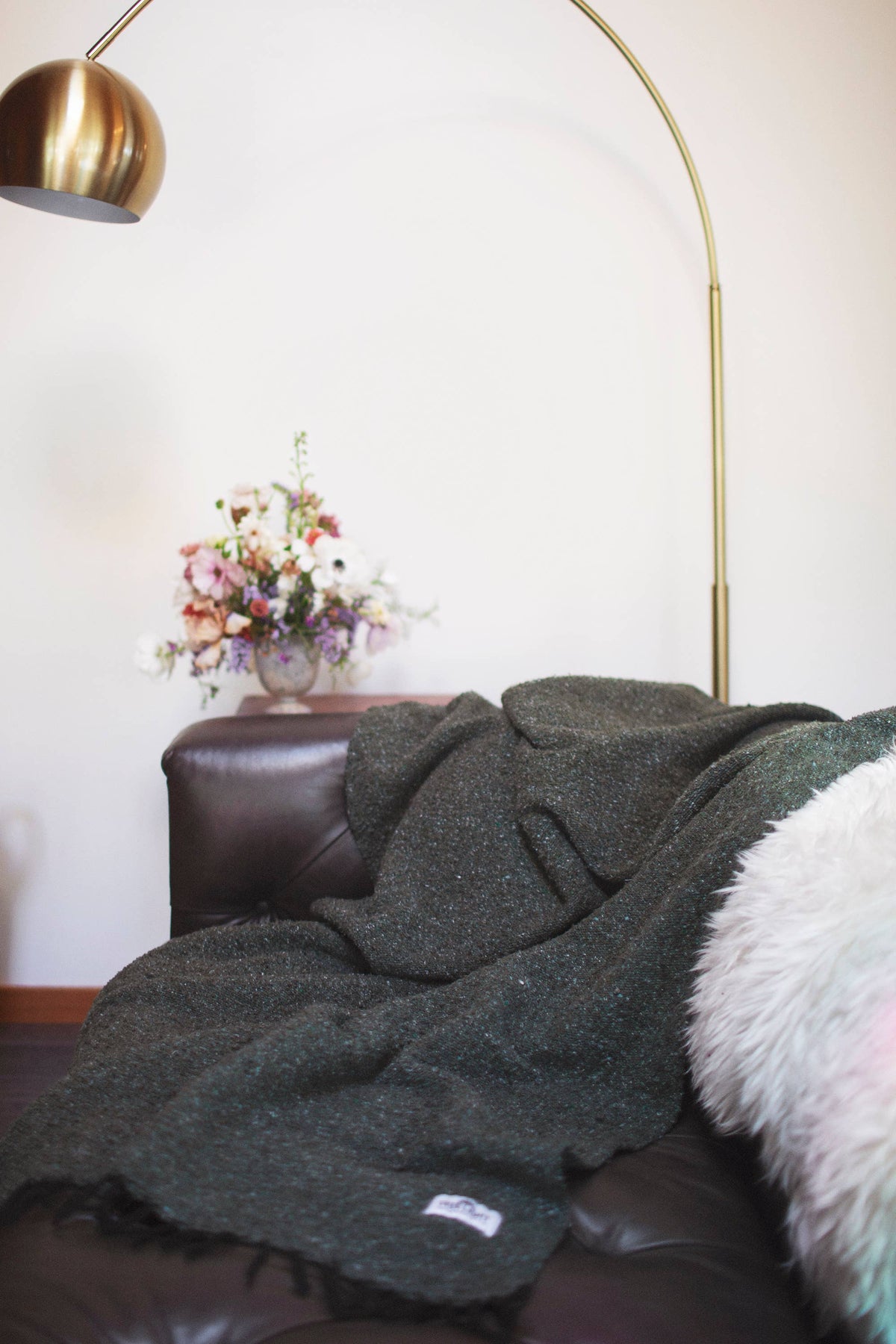 Handwoven Throw Blanket | Greyson | Recycled