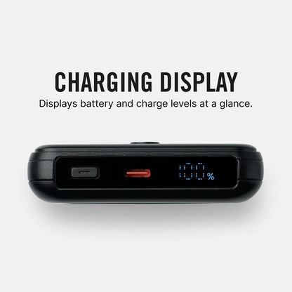 Ridge Power Bank - 10k mAh - Matte Black