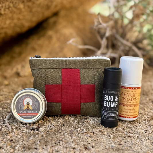 Compact First Aid Pouch – Handmade Medical Travel Kit