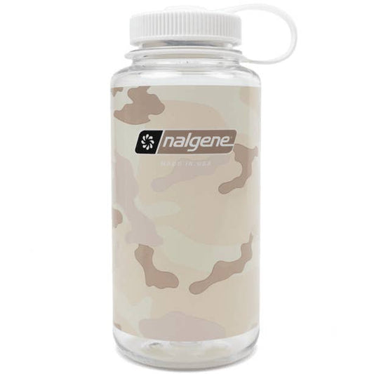 Nalgene 32oz Wide Mouth CAMO Sustain Bottle - 50% Recycled