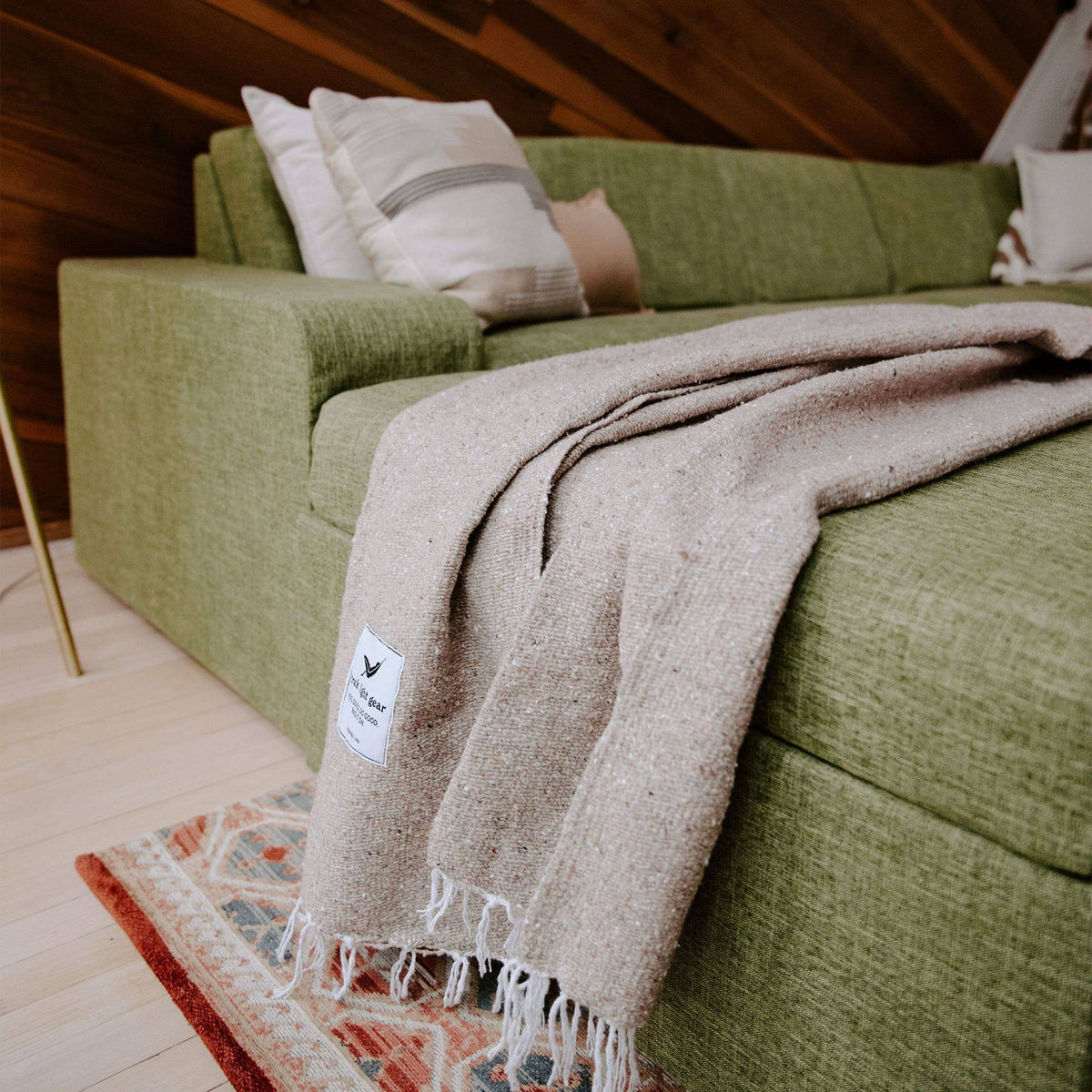 Handwoven Throw Blanket | Huntington | Recycled