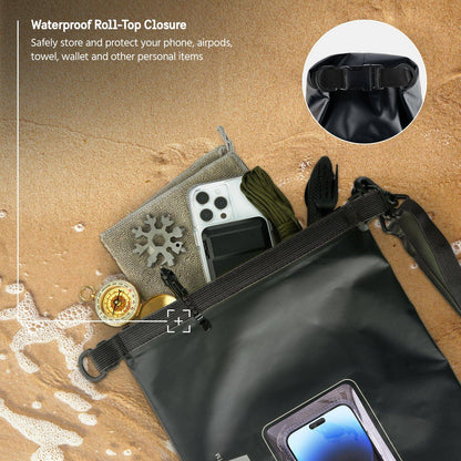 Pelican Marine Waterproof 5L Dry Bag (Stealth Black)