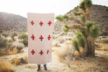 Handwoven Throw Blanket | Positive Vibrations | Recycled