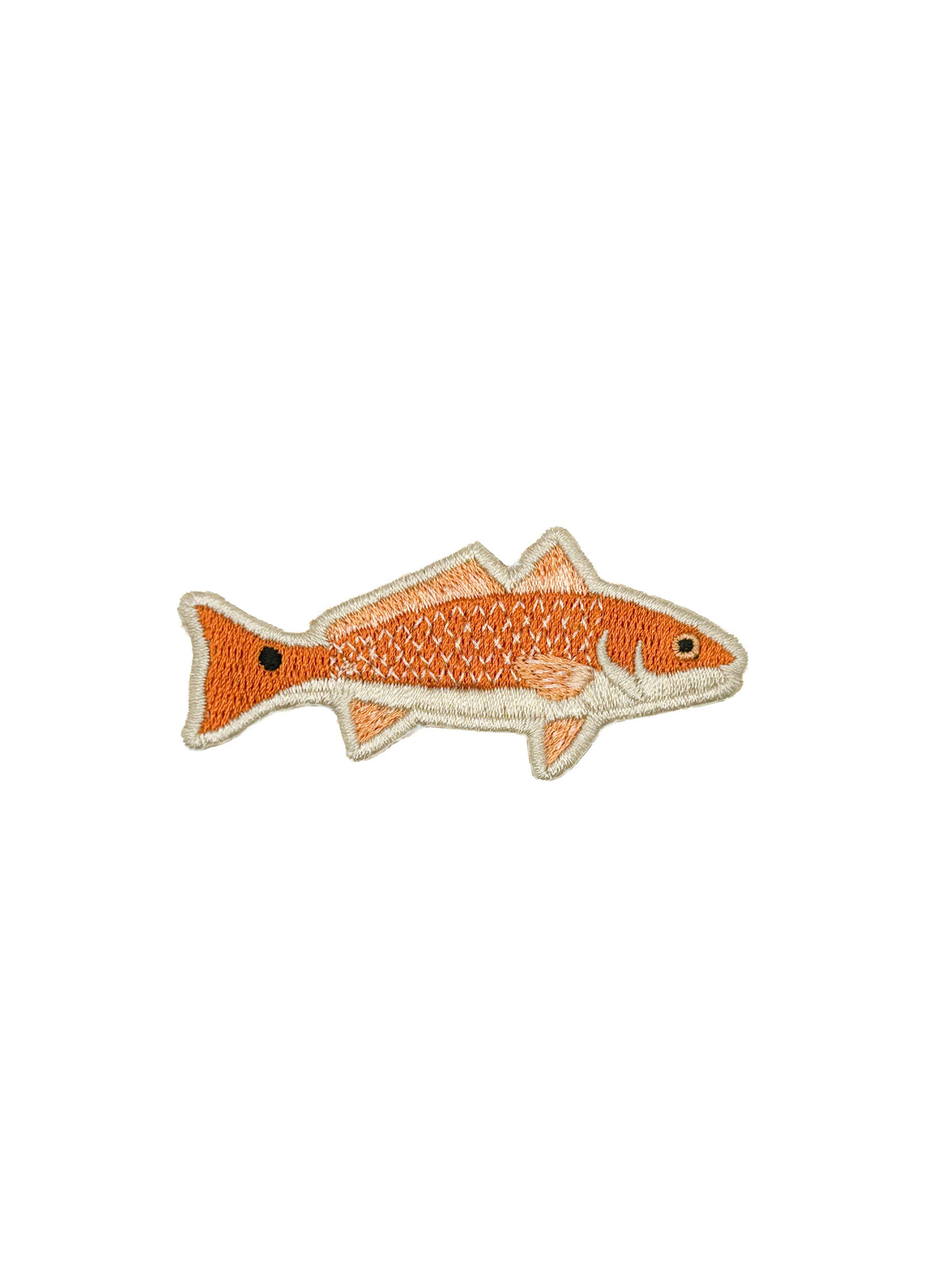 Redfish Embroidered Patch | Red Drum Fish Iron On Fishing