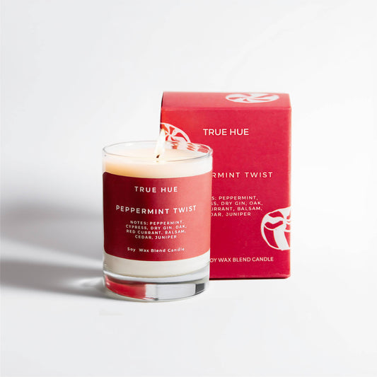 Peppermint Twist Mini Candle - FALL / HOLIDAY