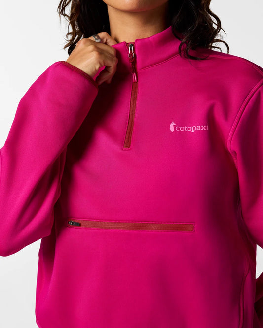 Tempa Fleece Quarter-Zip Pullover (Women's) - Pitaya