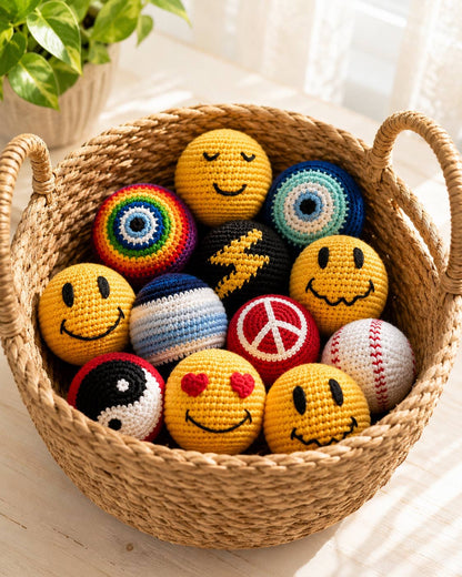 Handmade Crochet Hacky Sack - Assorted Colors