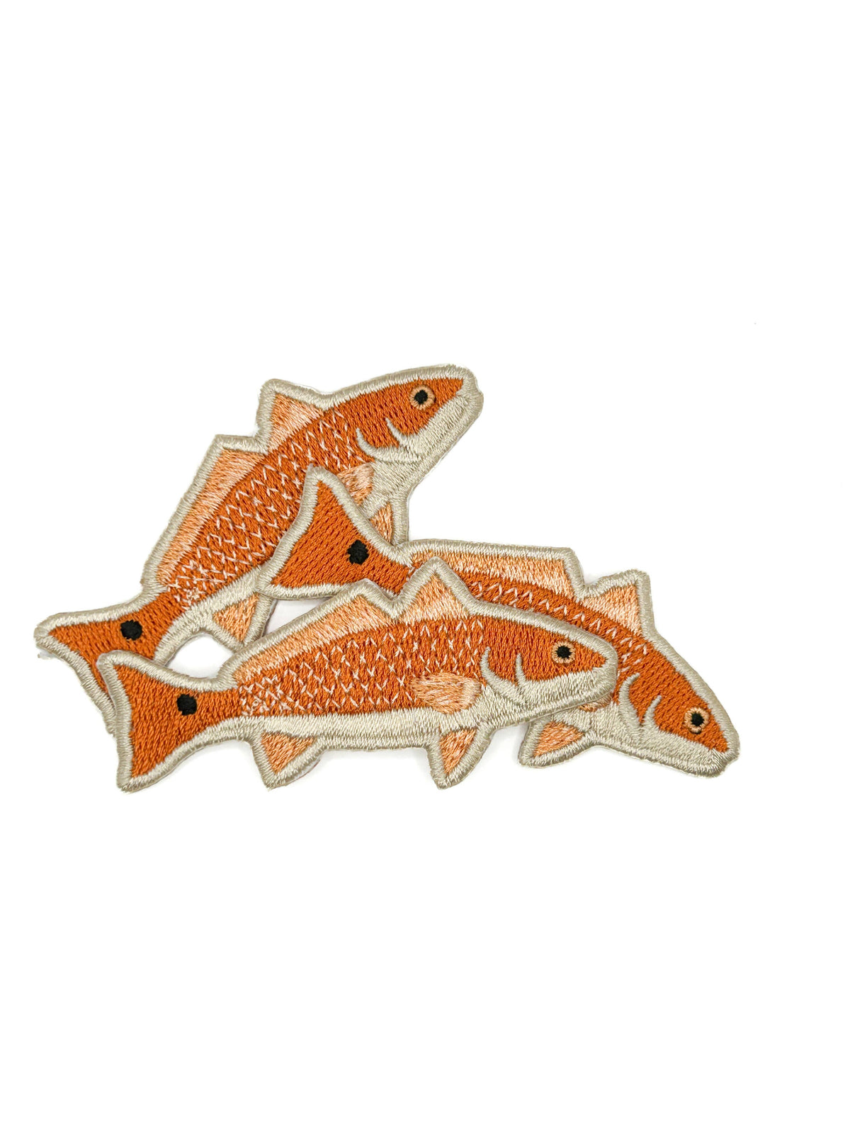 Redfish Embroidered Patch | Red Drum Fish Iron On Fishing