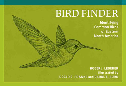 Bird Finder | Media Mercantile book cover featuring a hummingbird illustration and text "Identifying Common Birds of Eastern North America".
